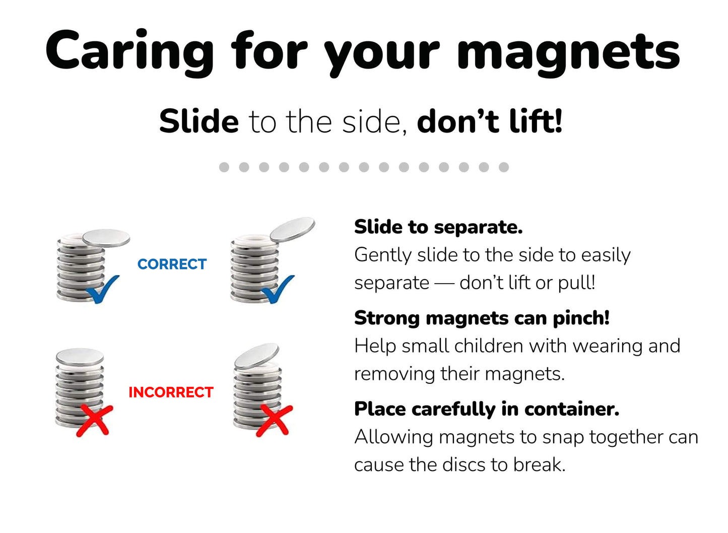 Magnetic Pins Set for Bib Numbers