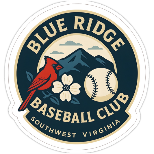 Blue Ridge Baseball Club Basic Sticker